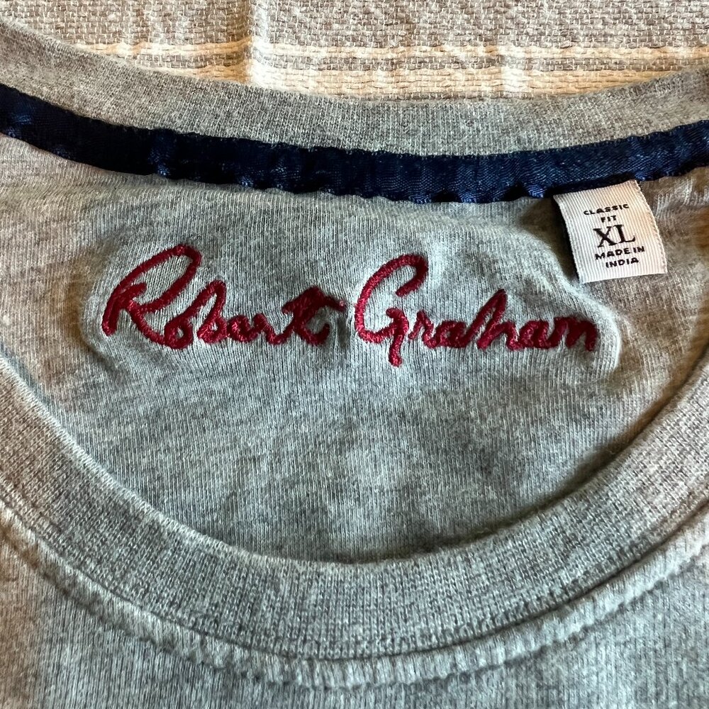 Gray Long Sleeve T-shirt w Skull - XL - Picture 2 of 3